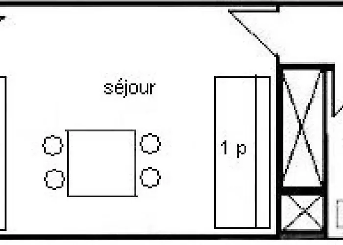 Le France - 3 Personnes - Le France- 844fr - Plagne Centre Mae-5084 Apartament